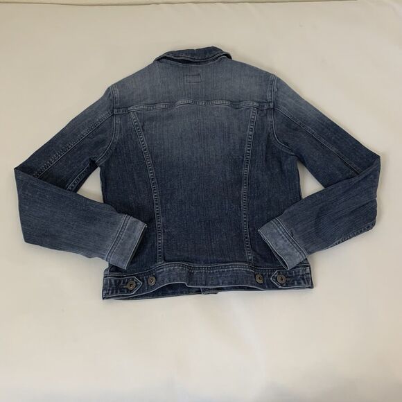Adriano Goldschmied Robyn Jacket Women S Denim Jean Trucker Flap Pockets Slim - Picture 2 of 7